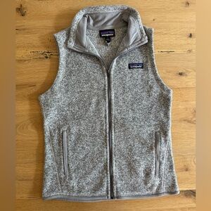 Patagonia Better Sweater Heather Gray Zip Vest women’s small